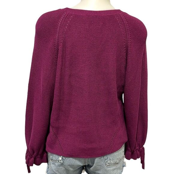Eleven Six violet Elsi v neck Peruvian cotton sweater
Size XS/small - Picture 3 of 11